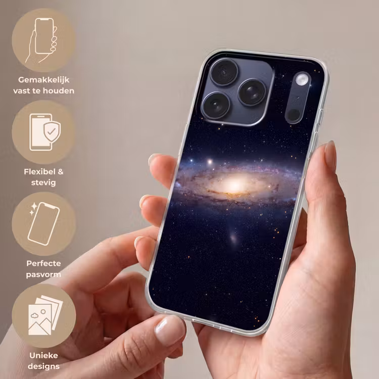 Telefoonhoesje - Sterrenstelsel - Ruimte - Kosmos - Sterrenstelsel - Ruimte - Kosmos Telefoonhoesje iPhone 17 Pro klein