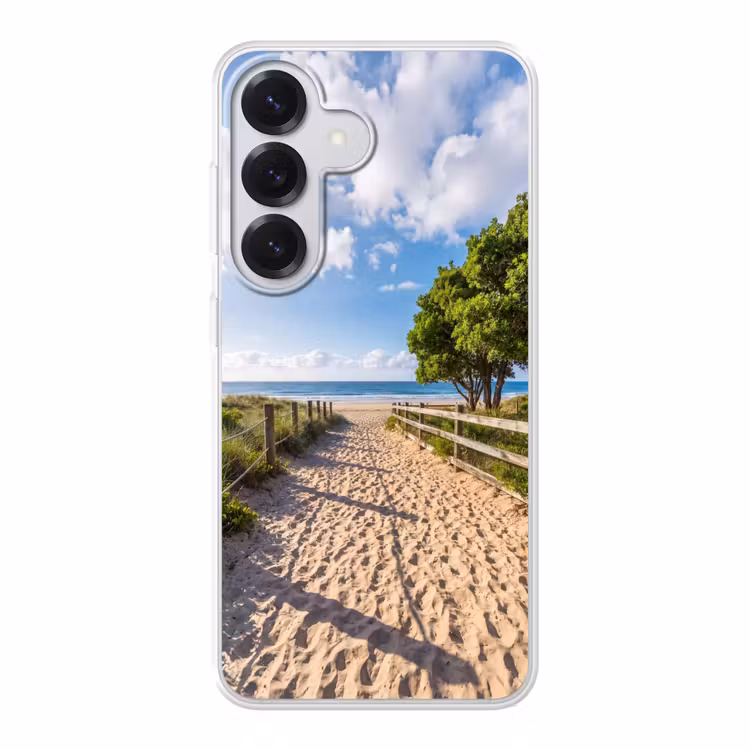 Strand - Zandpad - Oceaan - Natuur Telefoonhoesje Samsung Galaxy S26 klein -3d