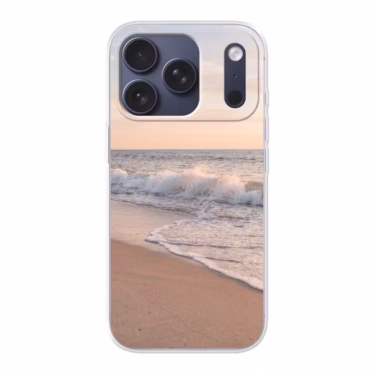 Strand - Zee - Golven - Natuur - Zonsondergang Telefoonhoesje iPhone 17 Pro klein -3d