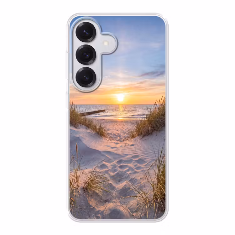 Strand - Zonsondergang - Natuur - Landschap Telefoonhoesje Samsung Galaxy S26 klein -3d