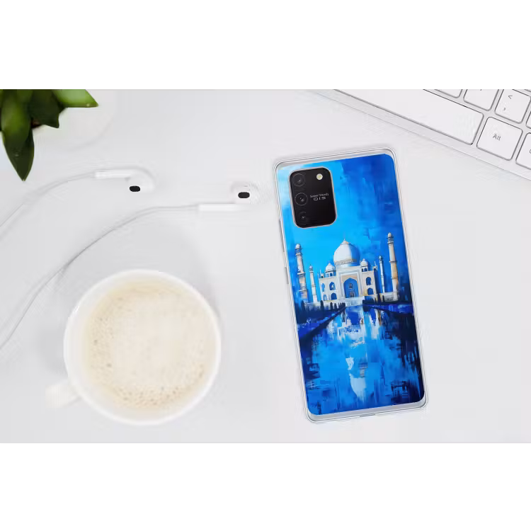 Taj Mahal - Ramadan - Blauw - Islamitische Telefoonhoesje Samsung Galaxy S10 Lite klein -oordopS10Lite