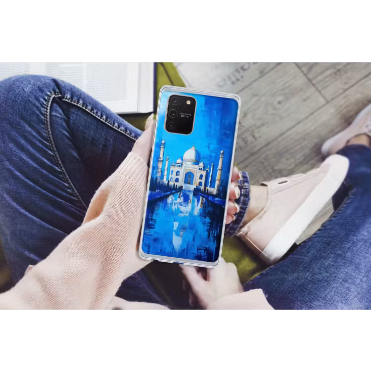 Taj Mahal - Ramadan - Blauw - Islamitische Telefoonhoesje Samsung Galaxy S10 Lite klein -handS10Lite