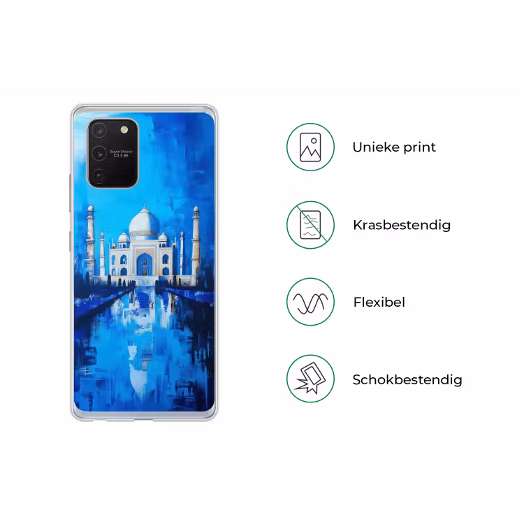 Taj Mahal - Ramadan - Blauw - Islamitische Telefoonhoesje Samsung Galaxy S10 Lite klein -specsS10Lite