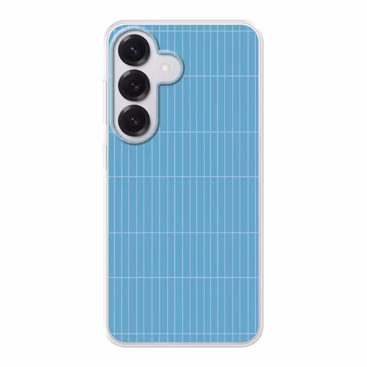 Tegel - Langwerpig - Patroon - Blauw Telefoonhoesje Samsung Galaxy S26 klein 975 -3d