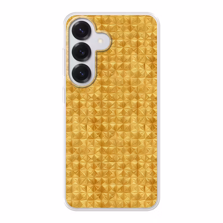 Tegels - Geometrisch - Reliëf - Goud Telefoonhoesje Samsung Galaxy S26 klein 975 -3d
