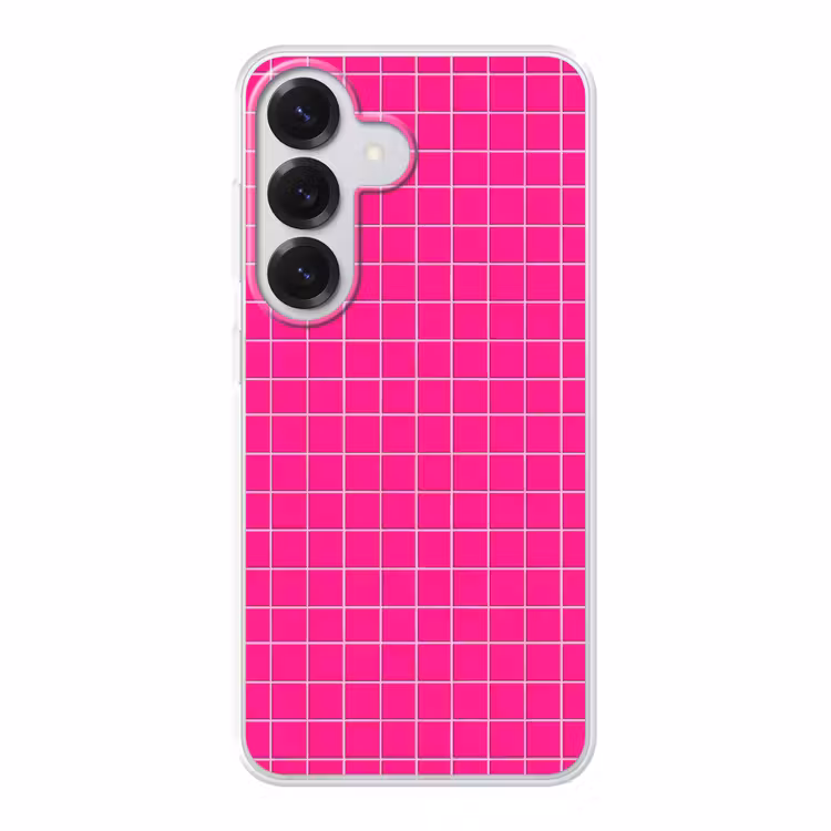Tegels - Vierkant - Fuchsia Telefoonhoesje Samsung Galaxy S26 klein 975 -3d