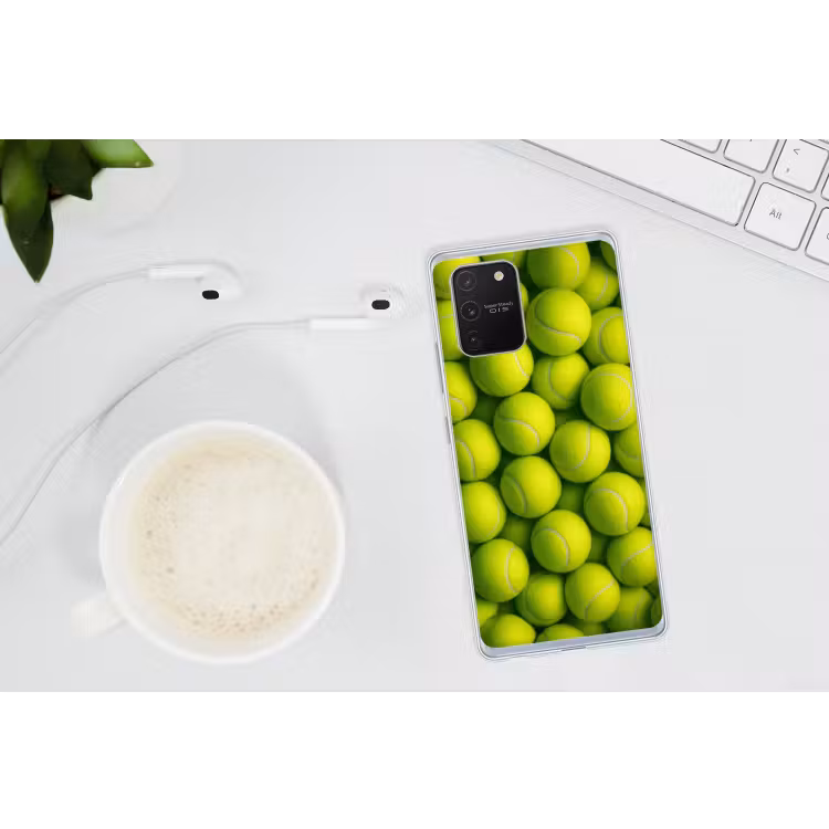 Tennisballen - Bal - Geel Telefoonhoesje Samsung Galaxy S10 Lite klein -oordopS10Lite