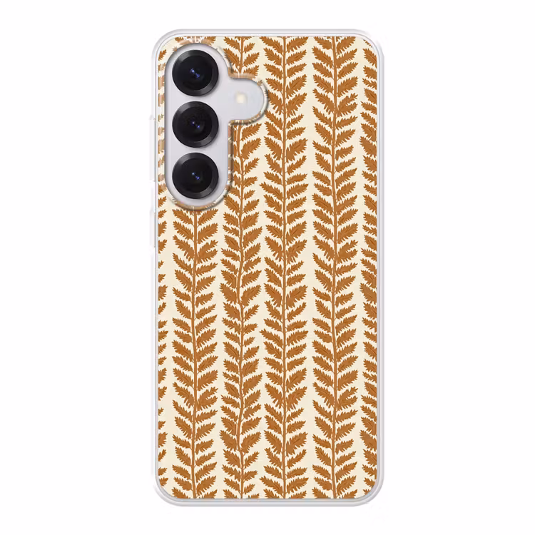 Textuur - Bladeren - Oker Telefoonhoesje Samsung Galaxy S26 klein 975 -3d