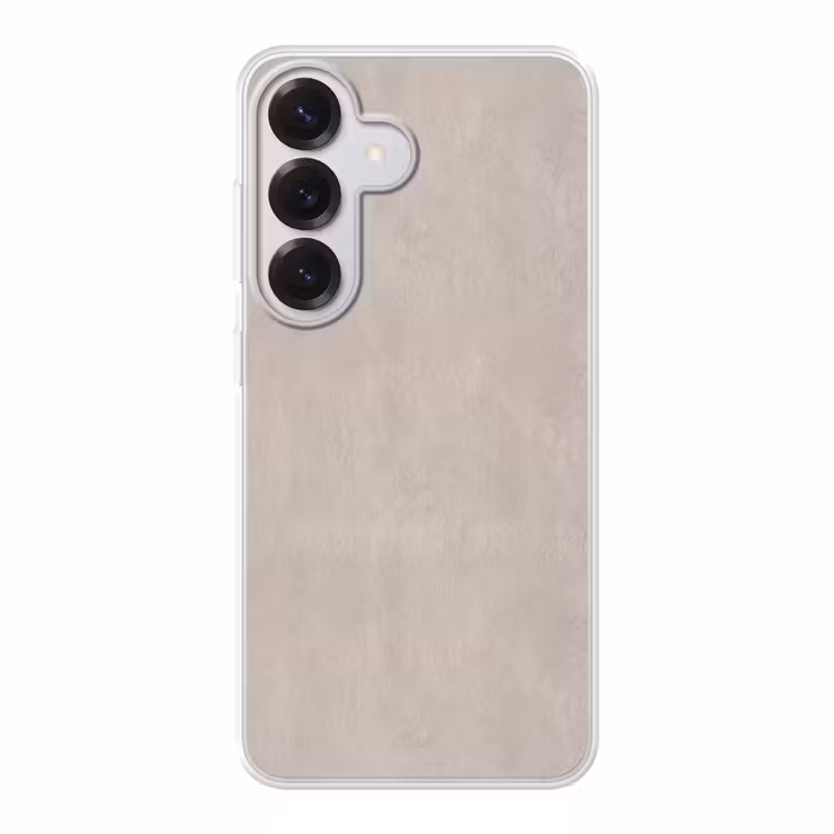 Textuur - Effen - Abstract - Beige Telefoonhoesje Samsung Galaxy S26 klein -3d