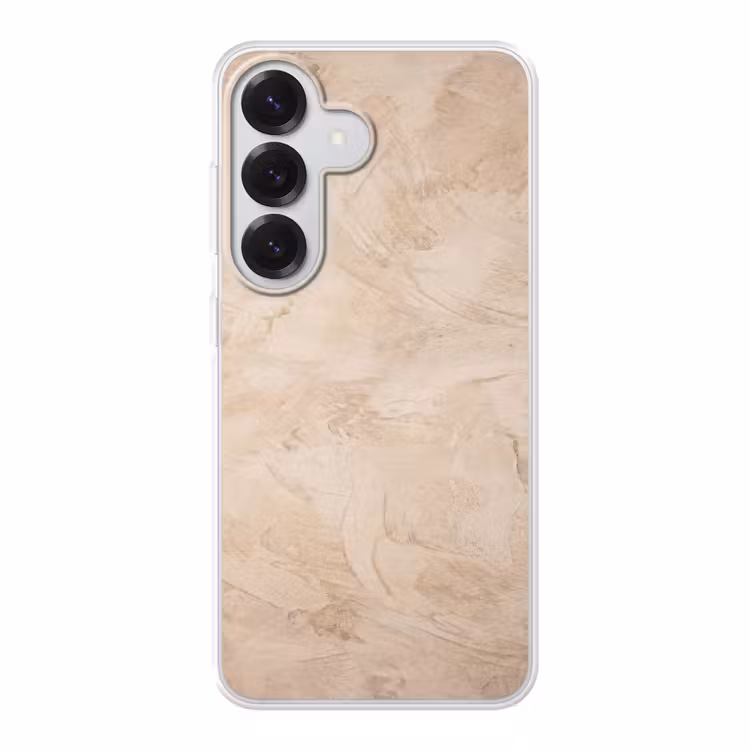 Textuur - Patroon - Abstract - Modern - Beige Telefoonhoesje Samsung Galaxy S26 klein -3d