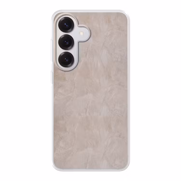 Textuur - Wand - Modern - Beige - Abstract Telefoonhoesje Samsung Galaxy S26 klein -3d