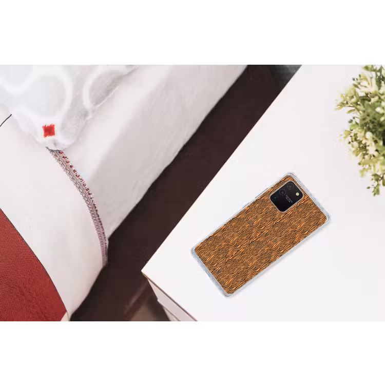 Tijger - Oranje - Patroon - Strepen Telefoonhoesje Samsung Galaxy S10 Lite klein 364 -kamerS10Lite