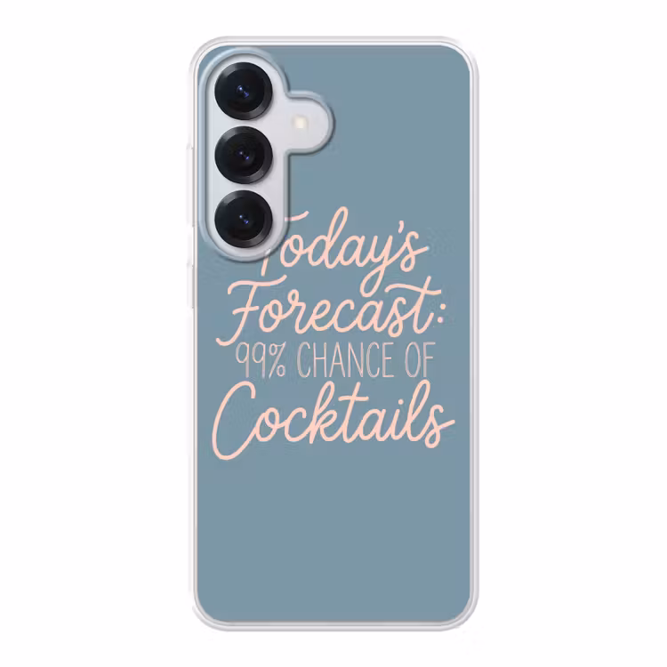 Today's Forecast - Cocktails - Blauw Telefoonhoesje Samsung Galaxy S26 klein -3d