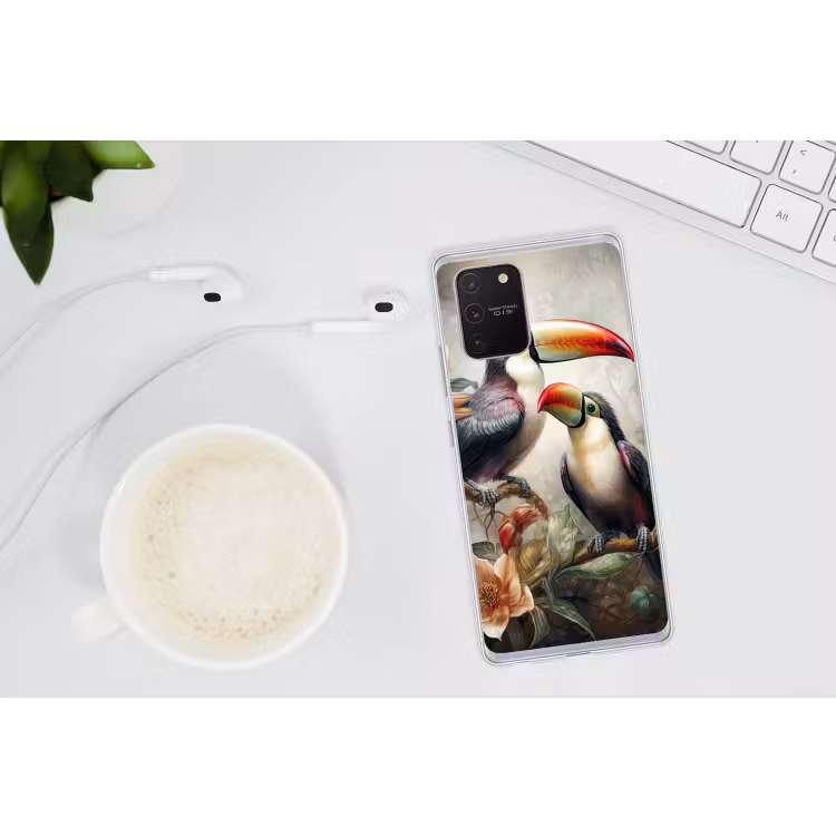 Toekan - Vogels - Bloemen - Jungle Telefoonhoesje Samsung Galaxy S10 Lite klein -oordopS10Lite