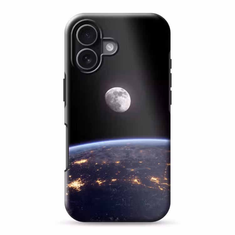 Telefoonhoesje Toughcase - Aarde - Nacht - Ruimte - Aarde - Nacht - Ruimte Toughcase MagSafe Apple iPhone 17 klein