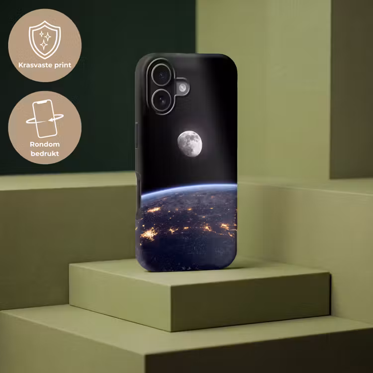 Telefoonhoesje Toughcase - Aarde - Nacht - Ruimte - Aarde - Nacht - Ruimte Toughcase MagSafe Apple iPhone 17 klein