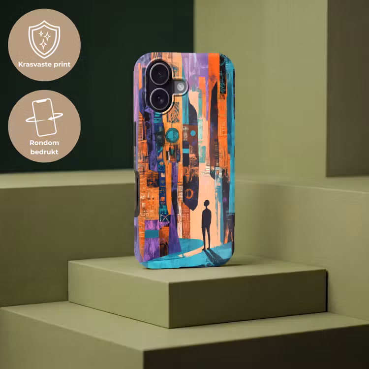 Abstract - Figuren - Kleurrijk Toughcase MagSafe Apple iPhone 17 klein -USP_PrintM_NL