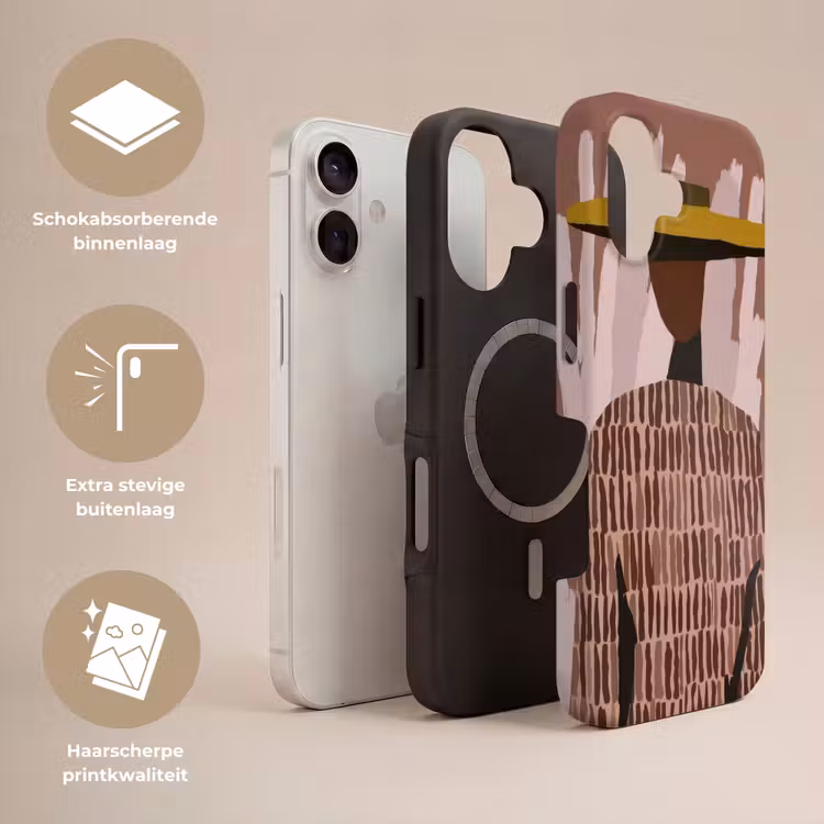 Abstract - Figuur - Illustratie - Hoed Toughcase MagSafe Apple iPhone 17 klein -USP_Lagen_NL