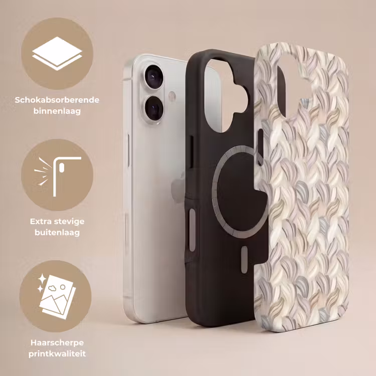 Abstract - Golvend - Pastel Toughcase MagSafe Apple iPhone 17 klein 1017 -USP_Lagen_NL