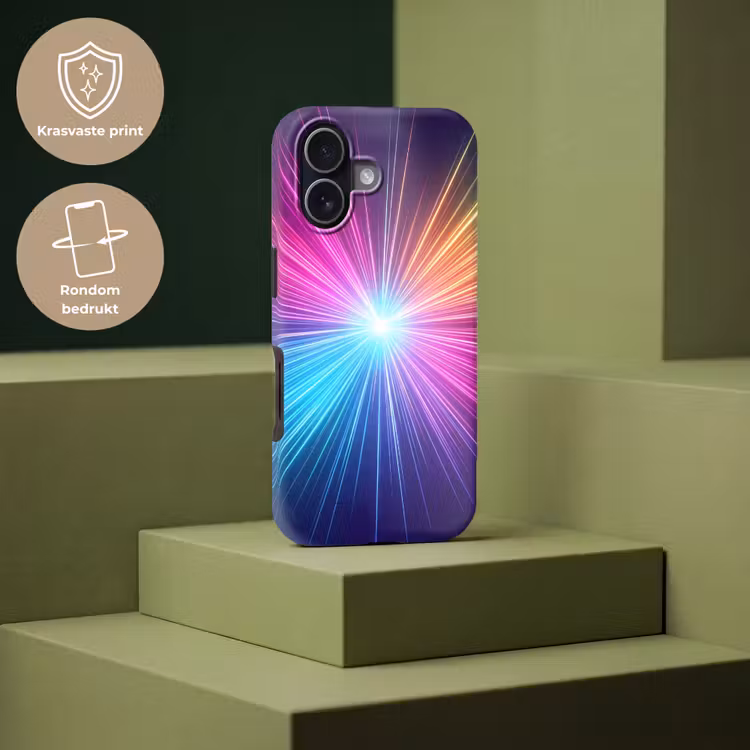Abstract - Light - Burst - Modern - Colorful Toughcase MagSafe Apple iPhone 17 klein -USP_PrintM_NL