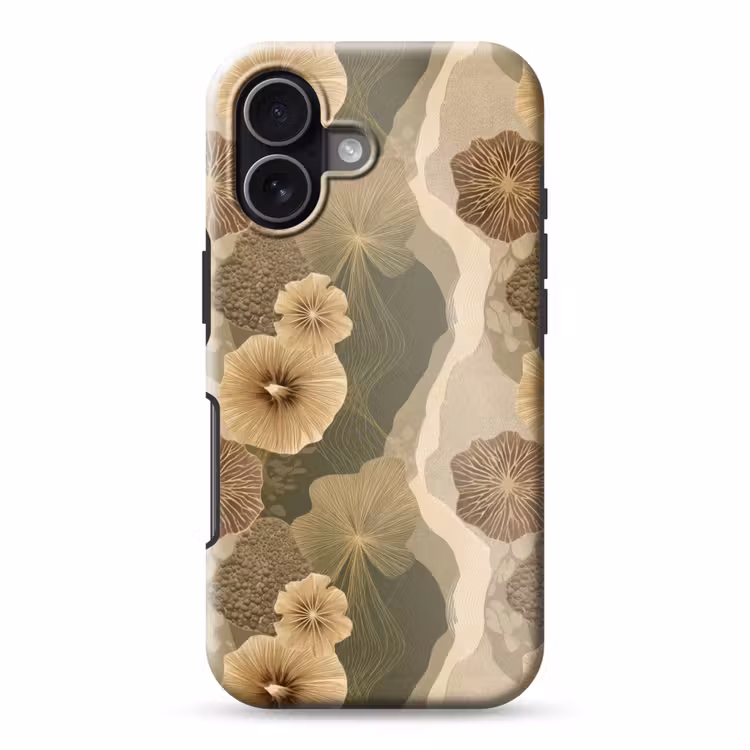 Abstract - Modern - Groen Toughcase MagSafe Apple iPhone 17 klein 1017 -3d
