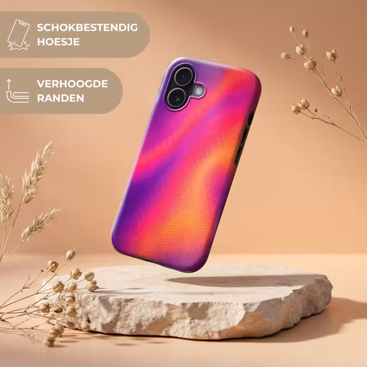 Abstract - Patroon - Kleurverloop Toughcase MagSafe Apple iPhone 17 klein -USP_RandenV_NL