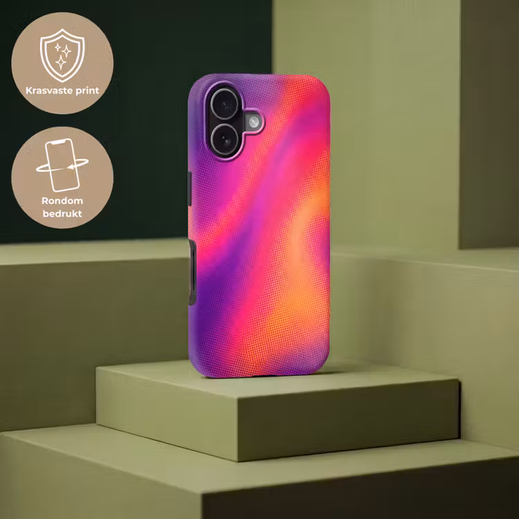 Abstract - Patroon - Kleurverloop Toughcase MagSafe Apple iPhone 17 klein -USP_PrintM_NL