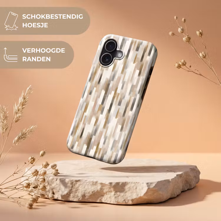 Abstract - Patroon - Kwaststreken Toughcase MagSafe Apple iPhone 17 klein 1017 -USP_RandenV_NL