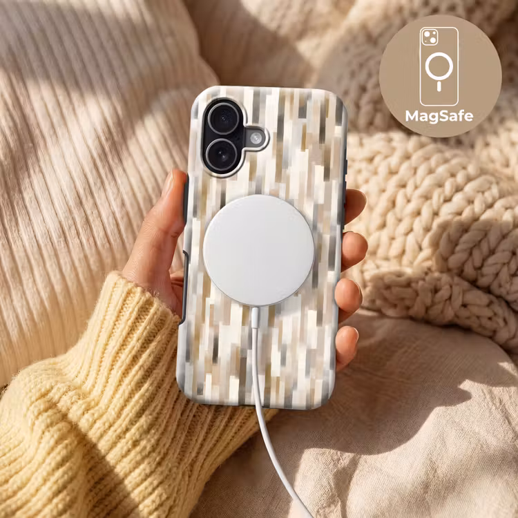 Abstract - Patroon - Kwaststreken Toughcase MagSafe Apple iPhone 17 klein 1017 -USP_MagsafeV