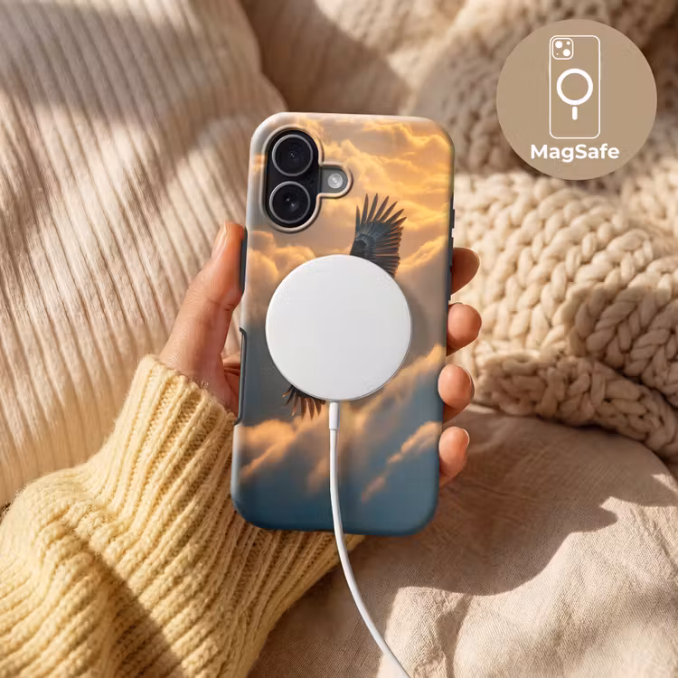 Adelaar - Wolken - Zon Toughcase MagSafe Apple iPhone 17 klein -USP_MagsafeV