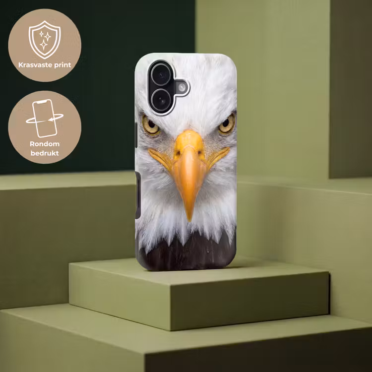 Amerikaans - Zeearend - Portret - Geel Toughcase MagSafe Apple iPhone 17 klein -USP_PrintM_NL