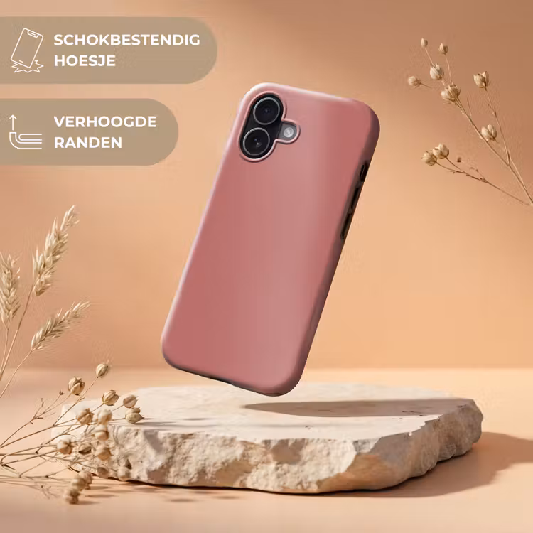 Ancient - Rose - Roze Toughcase MagSafe Apple iPhone 17 klein 1017 -USP_RandenV_NL