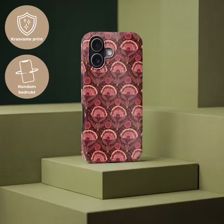 Antiek - Bloemen - Kleurrijk Toughcase MagSafe Apple iPhone 17 klein 1017 -USP_PrintM_NL