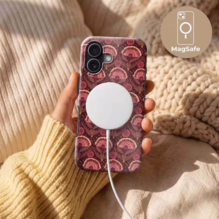 Antiek - Bloemen - Kleurrijk Toughcase MagSafe Apple iPhone 17 klein 1017 -USP_MagsafeV