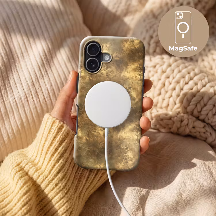 Antiek - Metaallook - Goud Toughcase MagSafe Apple iPhone 17 klein 1017 -USP_MagsafeV