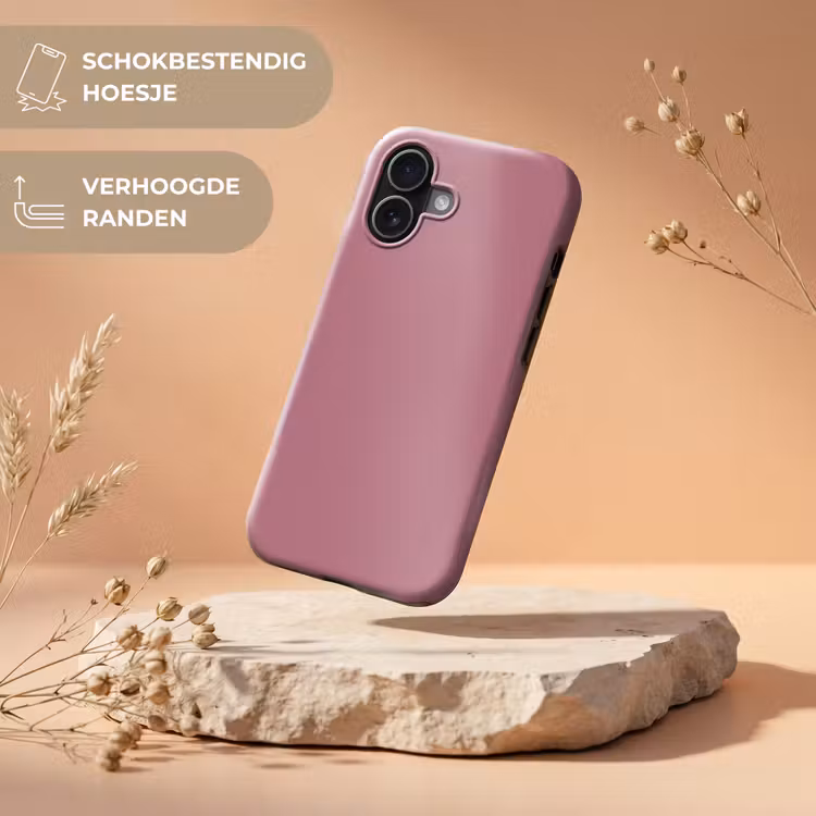 Antique - Mauve - Roze Toughcase MagSafe Apple iPhone 17 klein 1017 -USP_RandenV_NL