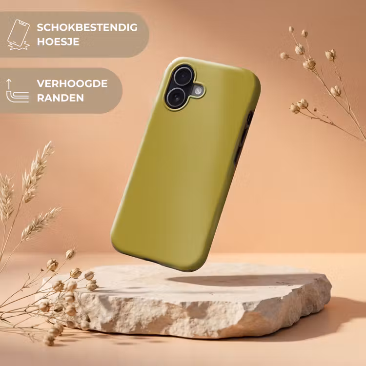 Antique - Moss - Groen Toughcase MagSafe Apple iPhone 17 klein 1017 -USP_RandenV_NL