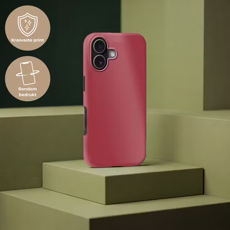 Antique - Ruby - Rood Toughcase MagSafe Apple iPhone 17 klein 1017 -USP_PrintM_NL