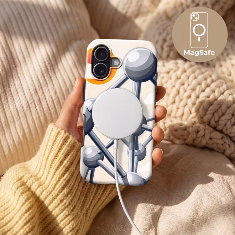 Architectuur - Geometrie - Stad - Modern - Grijs Toughcase MagSafe Apple iPhone 17 klein -USP_MagsafeV