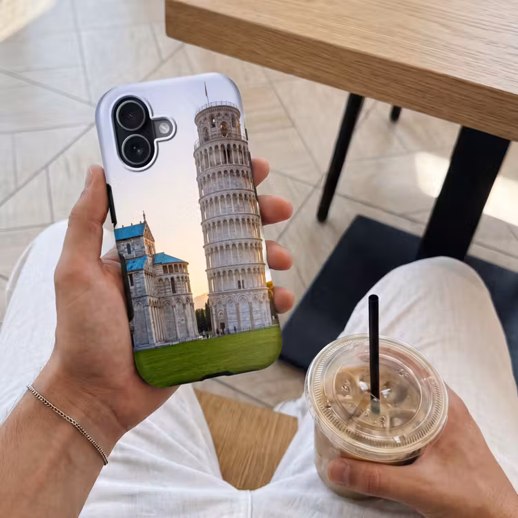Architectuur - Toren - Pisa - Italië - Zonsondergang Toughcase MagSafe Apple iPhone 17 klein -Sfeer1M