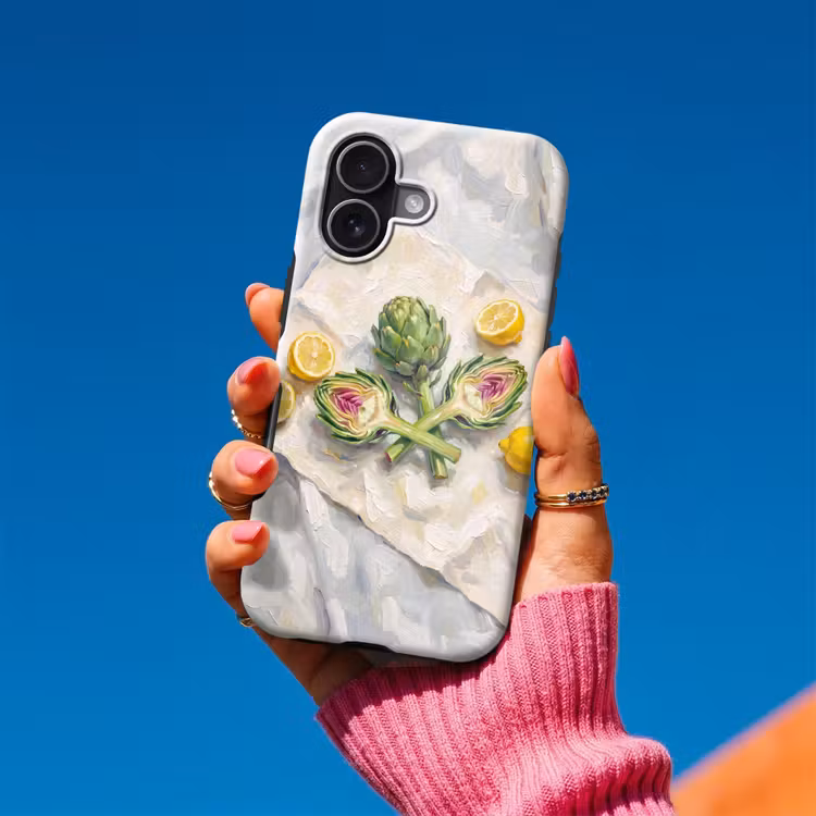 Telefoonhoesje Toughcase - Artisjok - Citroen - Eten — 2