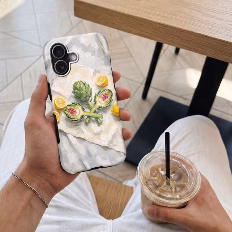Telefoonhoesje Toughcase - Artisjok - Citroen - Eten — 4