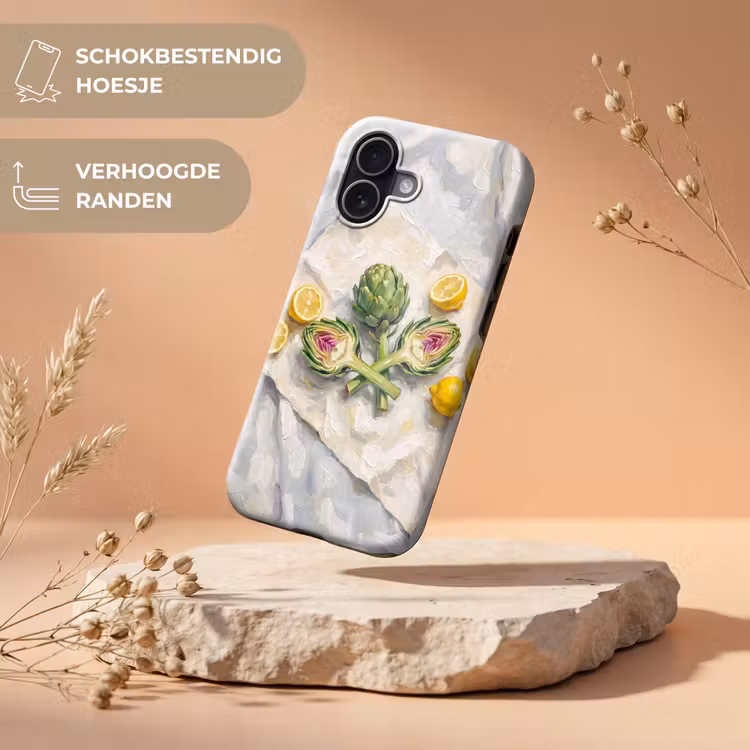 Telefoonhoesje Toughcase - Artisjok - Citroen - Eten — 5