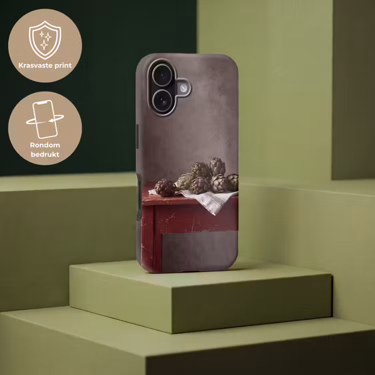Telefoonhoesje Toughcase - Artisjok - Eten - Rustiek - Artisjok - Eten - Rustiek Toughcase MagSafe Apple iPhone 17 klein