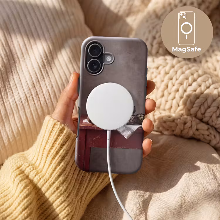 Telefoonhoesje Toughcase - Artisjok - Eten - Rustiek - Artisjok - Eten - Rustiek Toughcase MagSafe Apple iPhone 17 klein