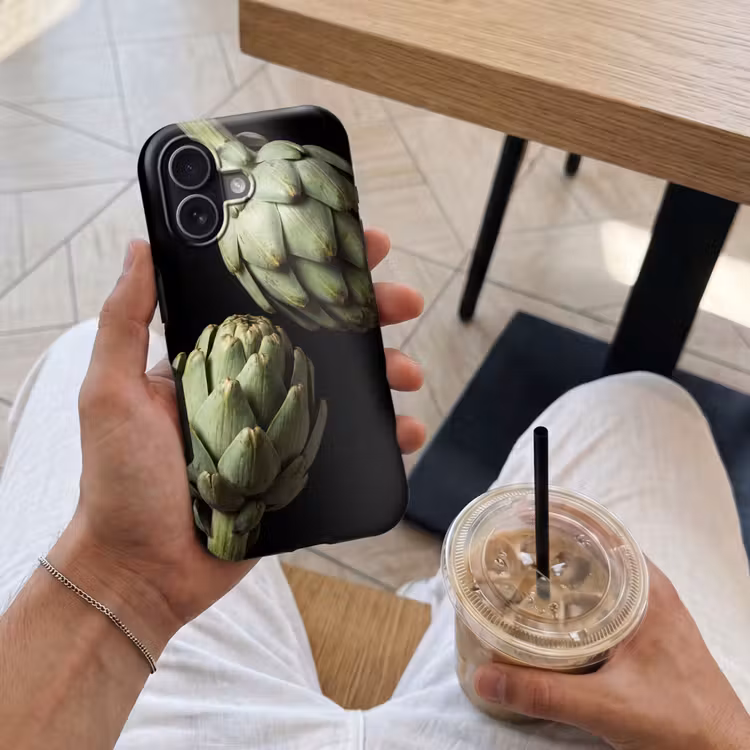 Telefoonhoesje Toughcase - Artisjok - Groen - Eten — 4