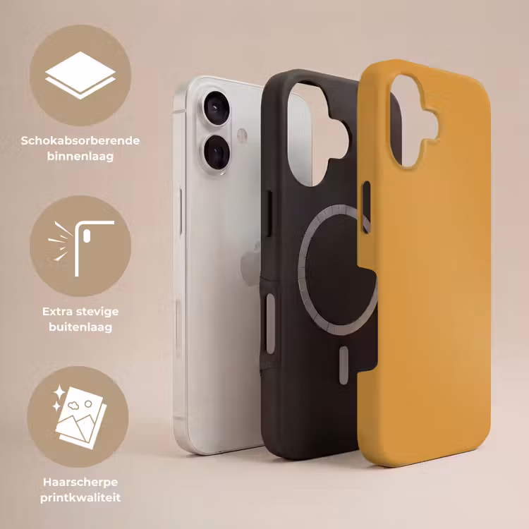 Autumn - Mustard - Geel Toughcase MagSafe Apple iPhone 17 klein 1017 -USP_Lagen_NL