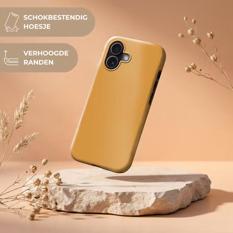 Autumn - Mustard - Geel Toughcase MagSafe Apple iPhone 17 klein 1017 -USP_RandenV_NL
