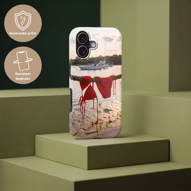 Badkleding - Rood - Zomer - Water - Zonsondergang Toughcase MagSafe Apple iPhone 17 klein -USP_PrintM_NL