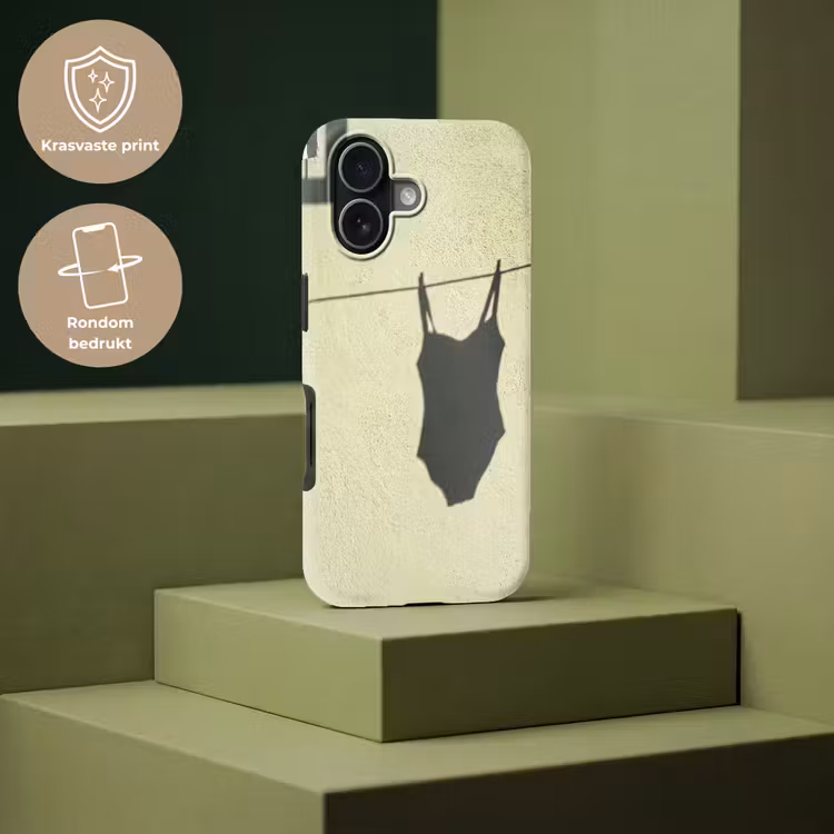 Badpak - Schaduw - Muur - Zomer - Minimalistisch Toughcase MagSafe Apple iPhone 17 klein -USP_PrintM_NL